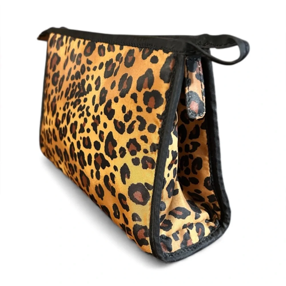 Vintage Lauren Ralph Lauren Cheetah Animal Print Cosmetic/Travel Bag - Picture 4 of 10